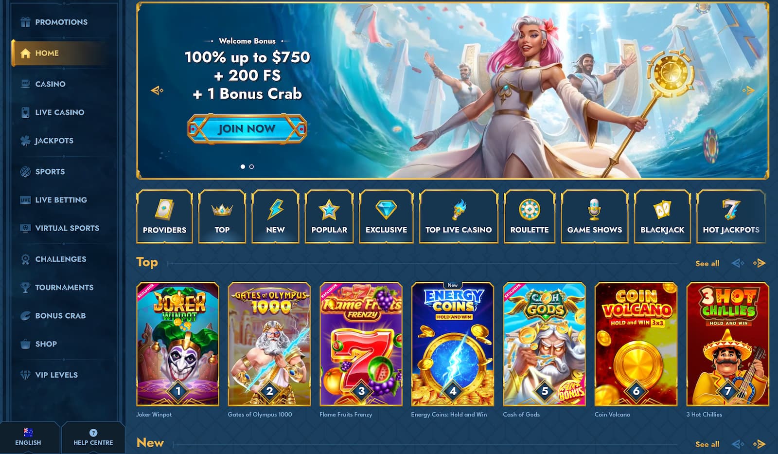 Ocean Spin Casino